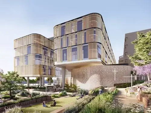 2023 St John of God Subiaco Hospital redevelopment NCB FORECOURT SOUTH
